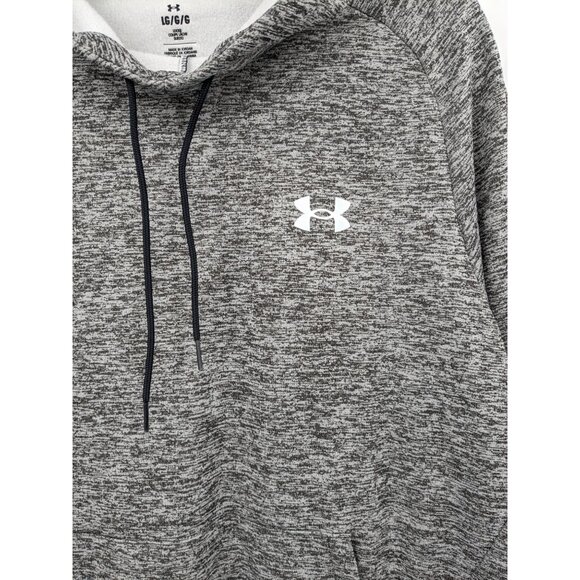 Under Armour Fleece Hoodie Men Size L Athleisure Soft Pullover Sweatshirt Sporty - Picture 3 of 8